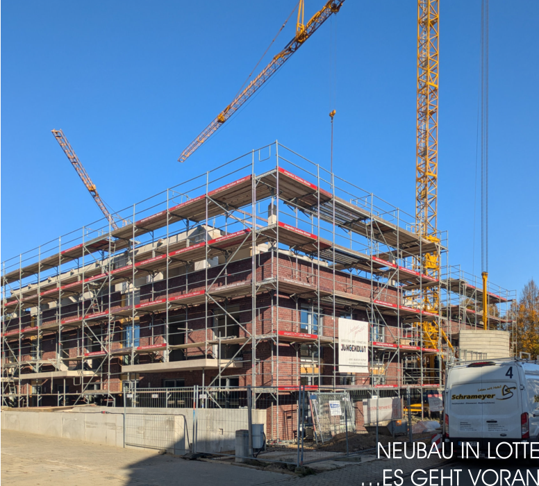 Neubau in Lotte…Es geht Voran